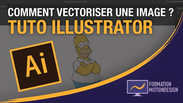 Tutoriel Illustrator expliquant comment vectoriser une image étape par étape pour obtenir un rendu propre et professionnel
