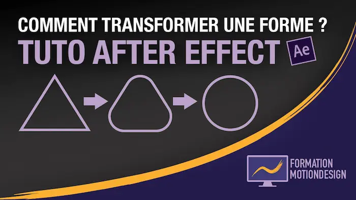Comment transformer une forme en une autre sur After Effect ? – Tuto Motion Design