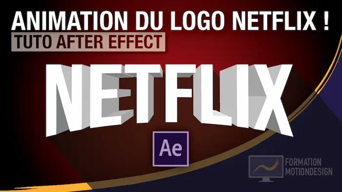 Créer l’animation du logo Netflix avec After Effect ! – Tuto logo Netflix