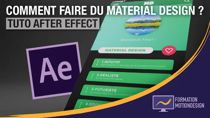 Comment faire du material design dans After Effects ? – Tuto animation material design