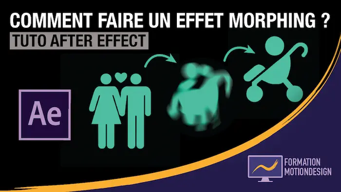 Tutoriel After Effects pour apprendre à créer un effet morphing fluide