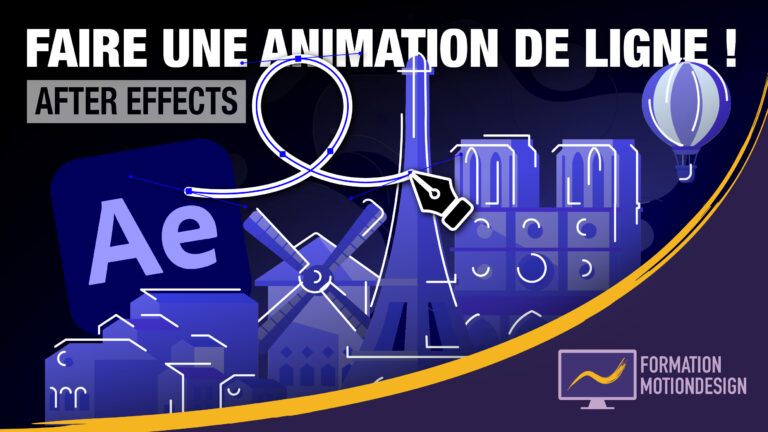 Comment créer une animation de ligne sur After Effects ? Tuto ligne After Effects