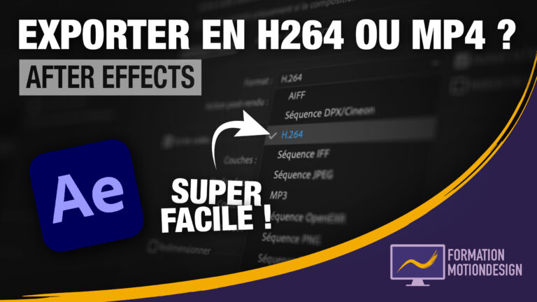 Exporter en MP4 sur After Effects : voici la solution !