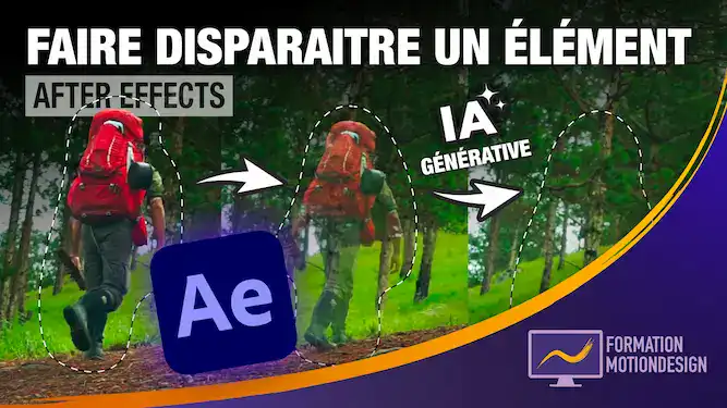 Comment faire disparaitre un élément sur After Effects avec l’IA ?