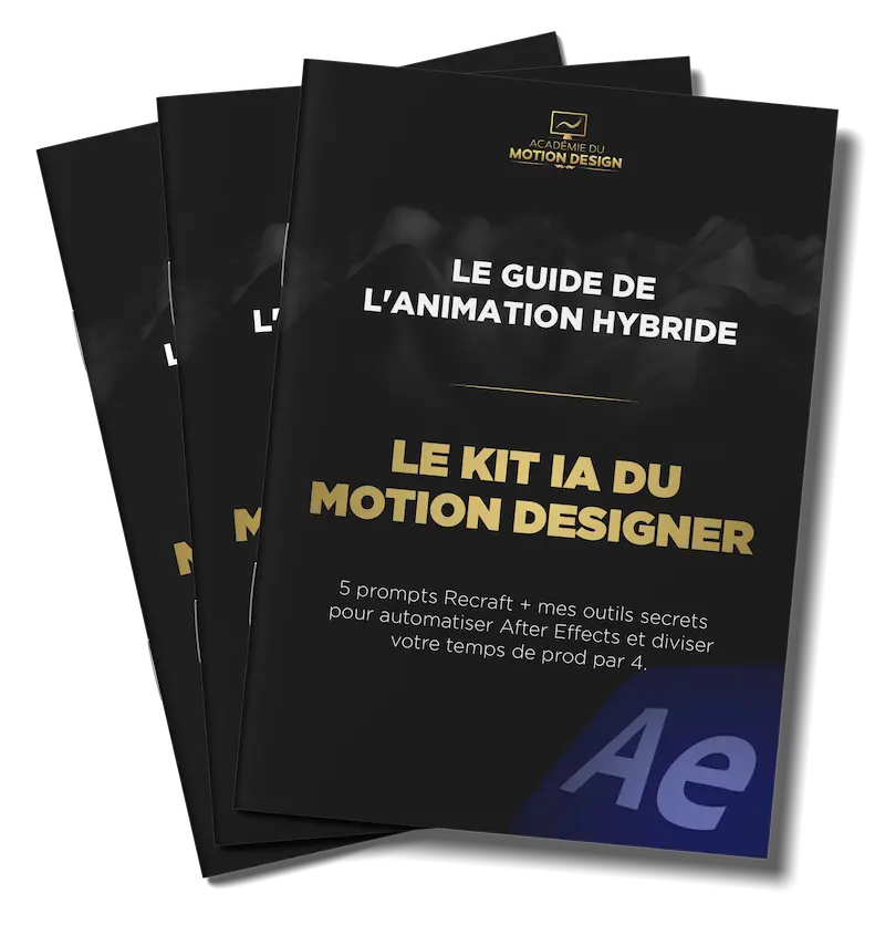 Mockup du kit ia du motion designer.